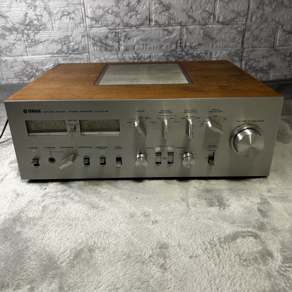 名機】YAMAHA CA-1000III プリメインアンプ 動作確認済 — Buy from